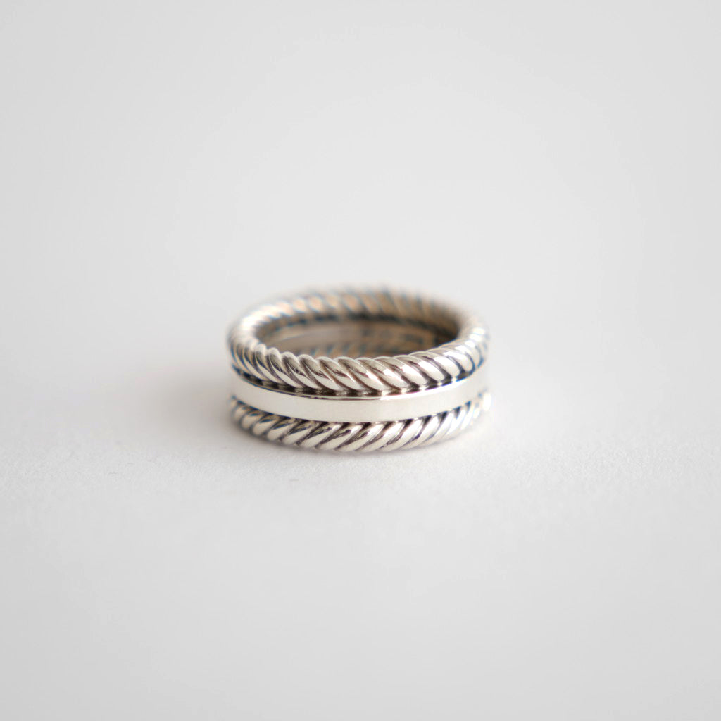 STEVE ARVISO Heavy Cable Wire Ring #SILVER