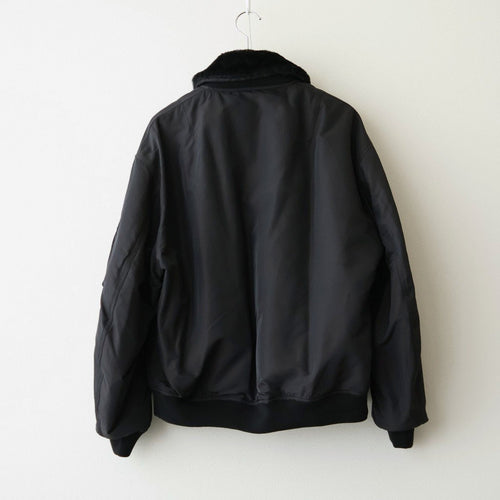 Poly-Silk Twill Modified MA1 #Black [BHS26F026]