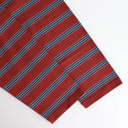 BORDER LONG SLEEVE TOP #N.REDxSAX [PMAT-CL02]