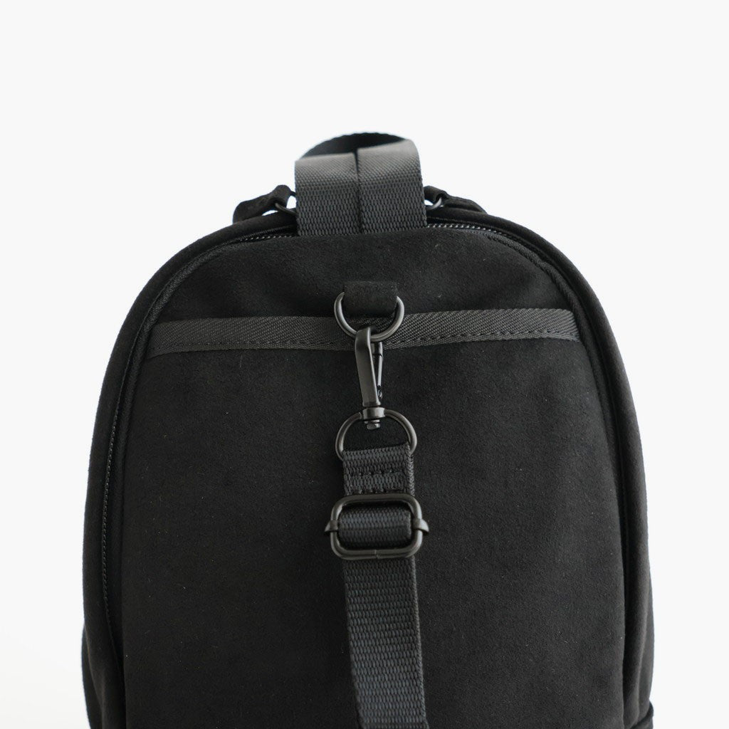 Synthetic Leather One Shoulder Bag #Black [N26FU014]