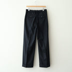 DOUBLE PLEATED WIDE TROUSERS #BLACK [A25C15PT02C]