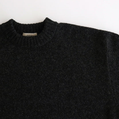 Yak felted sweat shirt #Charcoal×BLACK [NEP-AW2301]