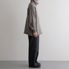 Wool Flannel Tuckless Waide Trousers #TOP Gray [NEP-AW2504M]