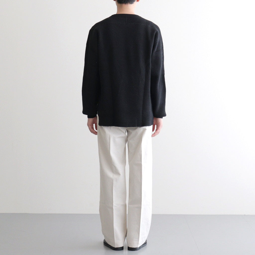 FRONT TUCK ARMY TROUSER #NATURAL [252OJ-PT07]