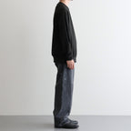 USED-FINISHED 13.5oz STRAIGHT DENIM #020 CHARCOAL [17062 40027]