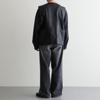 WORK VEST #BLACK [V-09-C-COW-4]