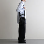 DRAWSTRING BAG #BLACK [BG-48-C-COW-5]