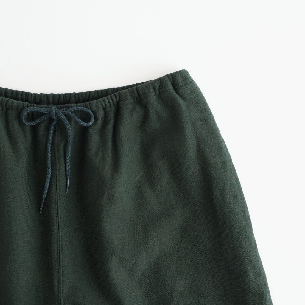 Thin-Sweat Shorts #DarkGreen [bROOTS25S23S26]