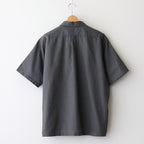 Open Collar Panama S/S Shirt #Gray [S25SG119]