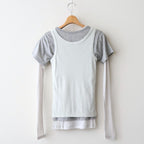 THREE LAYERED JERSEY P/O #110 ICE BLUE [16861 66043]