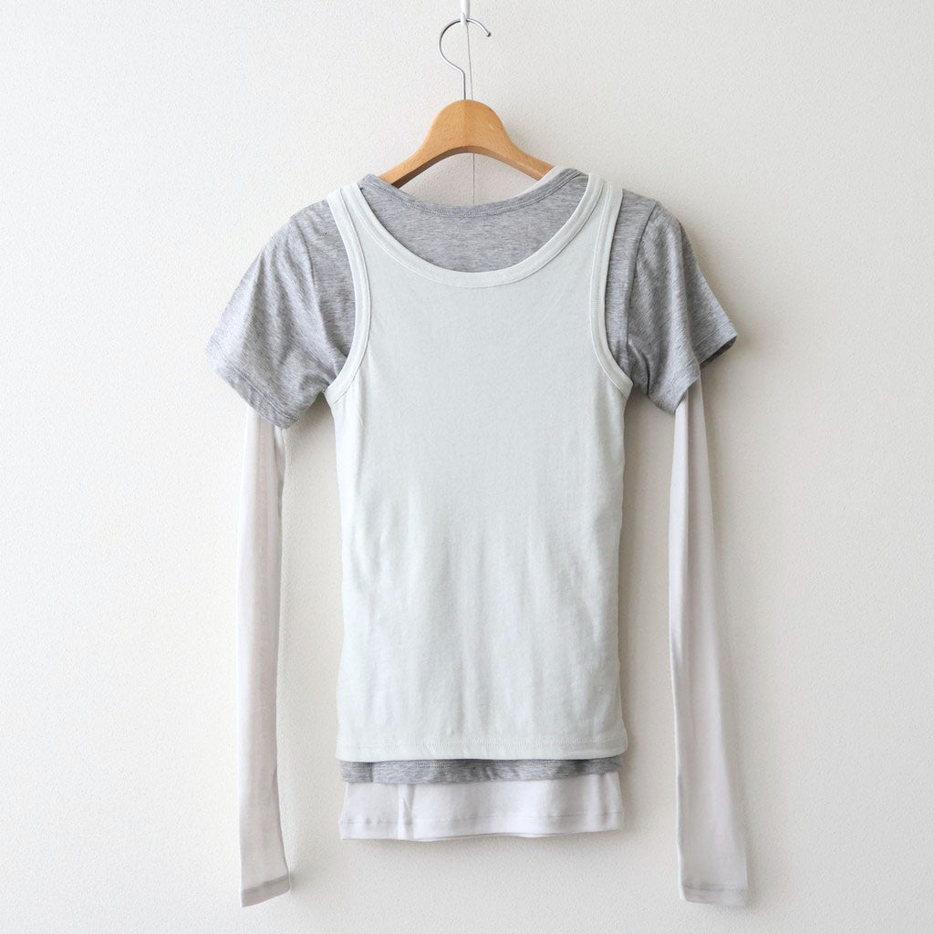 THREE LAYERED JERSEY P/O #110 ICE BLUE [16861 66043]