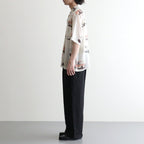 OPEN COLLAR S/S SHIRT #GRAIGE MINI [M26B07SH03B]