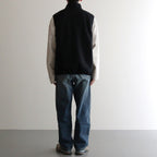 LEVEL3 Fleece Vest #Black [bROOTS24F13]