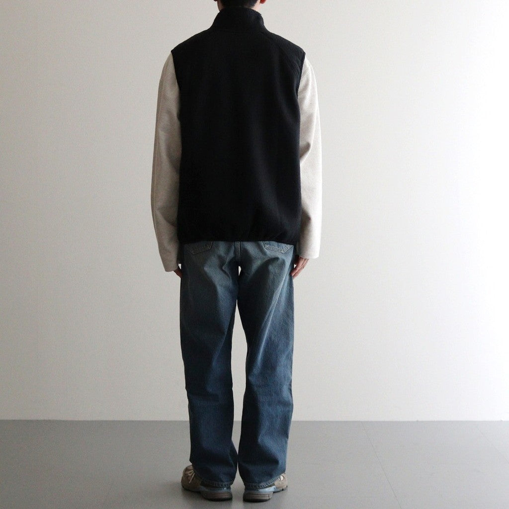 LEVEL3 Fleece Vest #Black [bROOTS24F13]