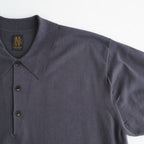 CARIBBEAN SEAISLAND COTTON POLO SHORT SLEEVE #CHARCOAL [BN-26SM-064]