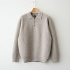 CASHMERE FOX POLO #MIX BEIGE [BN-26FM-061]