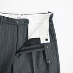 SINGLE PLEAT WIDE TROUSERS #GRAY [M26C20PT01C]