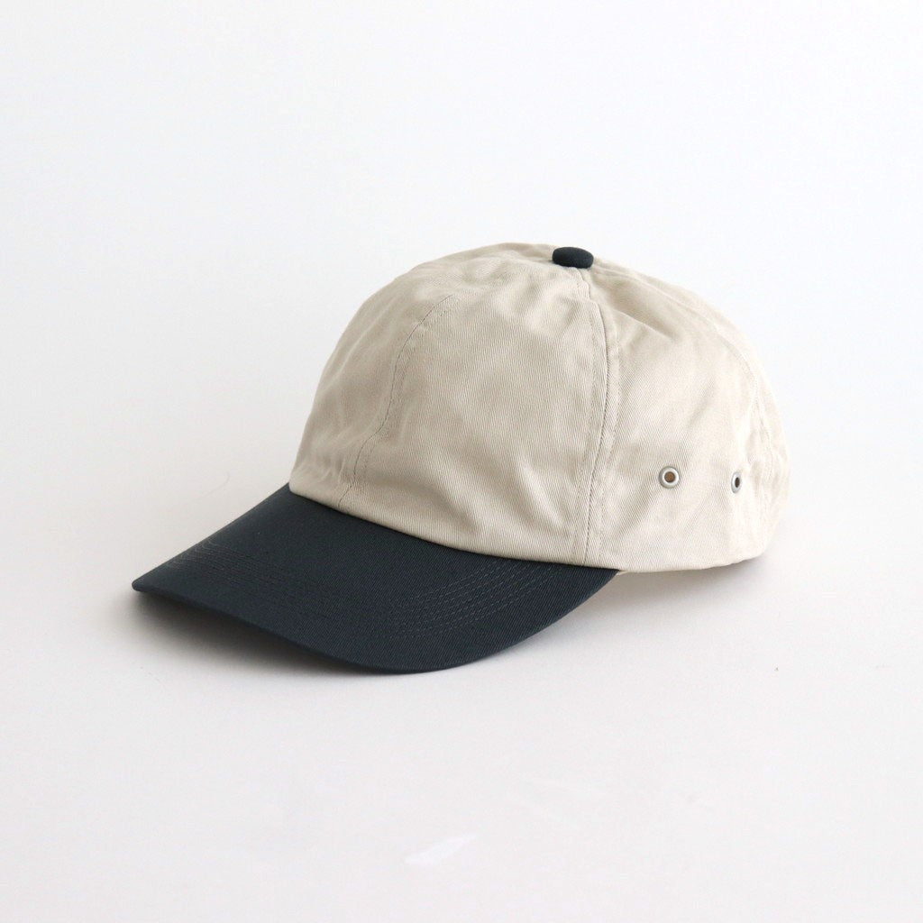 COMBINATION BILL CAP #IVORYxBLUE GRAY [PMAT-AC05]