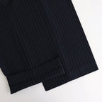 REGULAR STRAIGHT TROUSERS #NAVY STRIPE [M25C07PT02C]