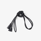 LEATHER STRING BELT #ONYX [252OJ-AC03]