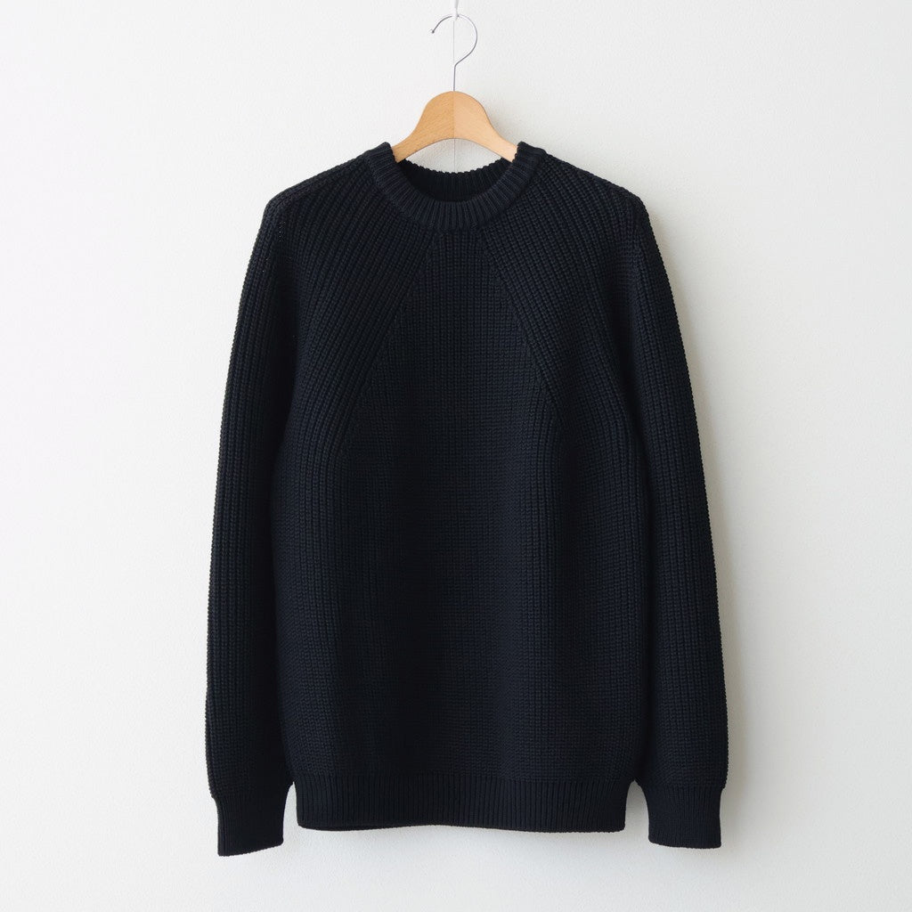 SIGNATURE CREW NECK #BLACK [BN-25FM-038]