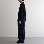 Co/Silk Nep Raglan Tee #BlackNavy [BHS24F037]