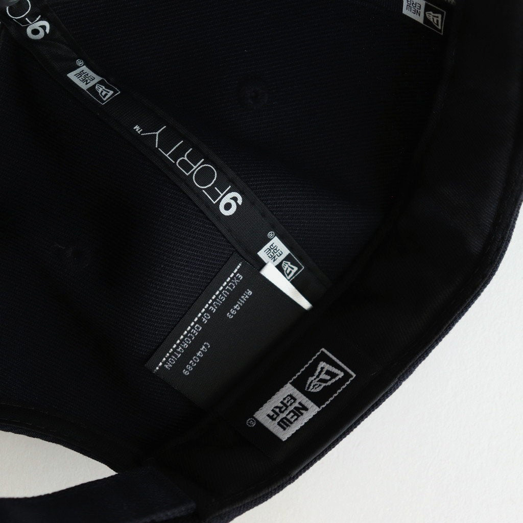 BALL PARK x NEW ERA "B" 9FORTY #NAVY [M25B44AC02C]