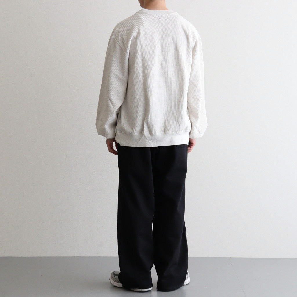 WIDE GYM PANTS #BLACK [A25C09PT01C]