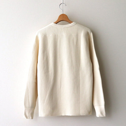 HEAVY WAFFLE TOP #IVORY [PMAS-CL03]