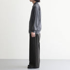 FLAT FRONT WIDE TROUSERS #D.OLIVE [A26C15PT02C]