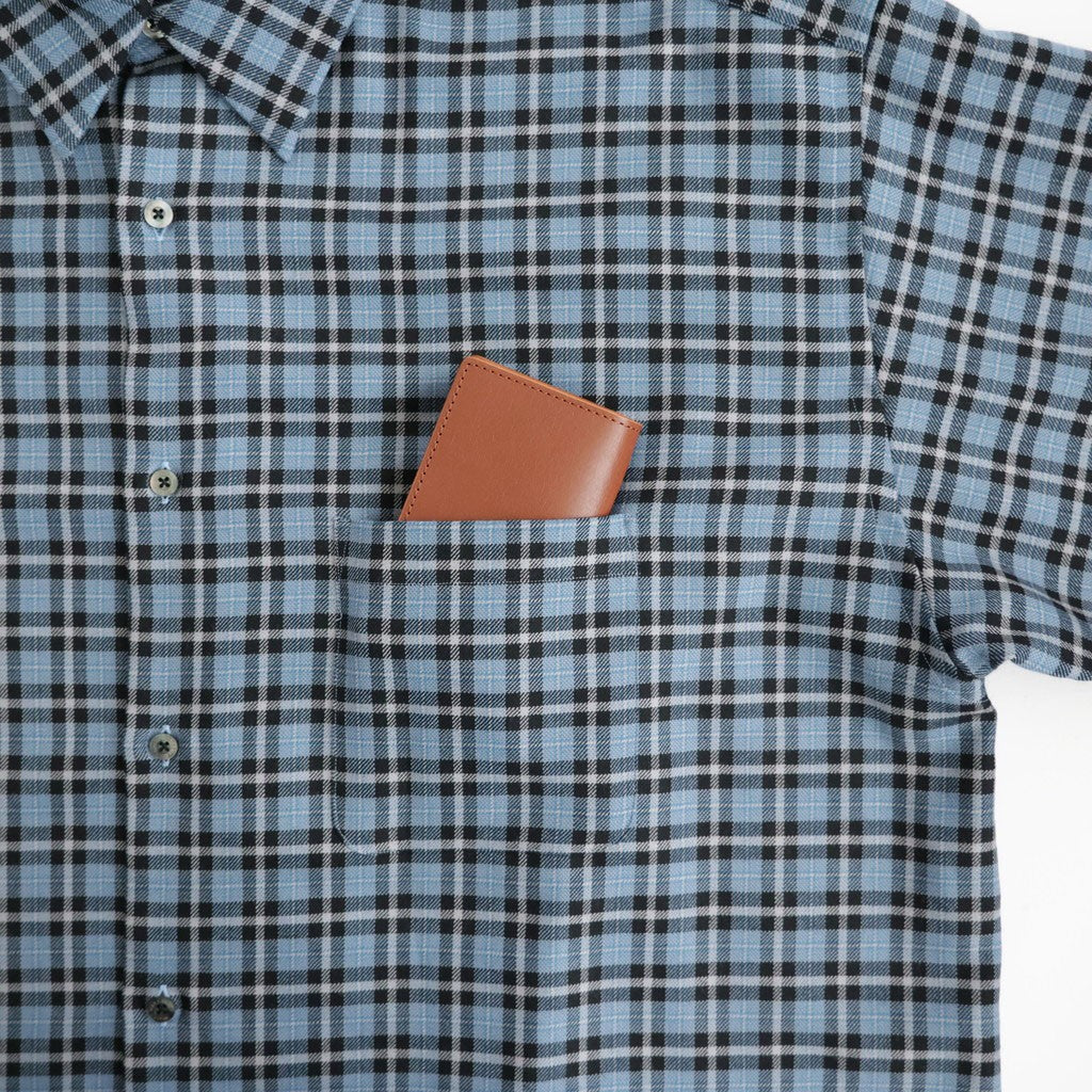 COMFORT FIT SHIRT #BLUE CHECK [A26C17SH02C]