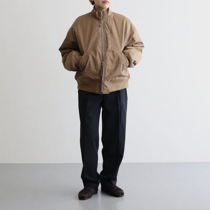 Insulation Varsity Jacket #Light Brown [S24FY020]