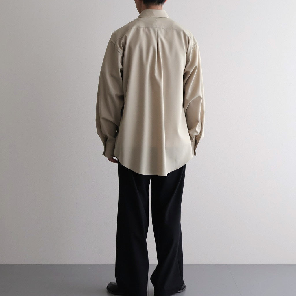 DOUBLE PLEATED EASY TROUSERS #BLACK [A26A15PT02C] - Diffusion 三重