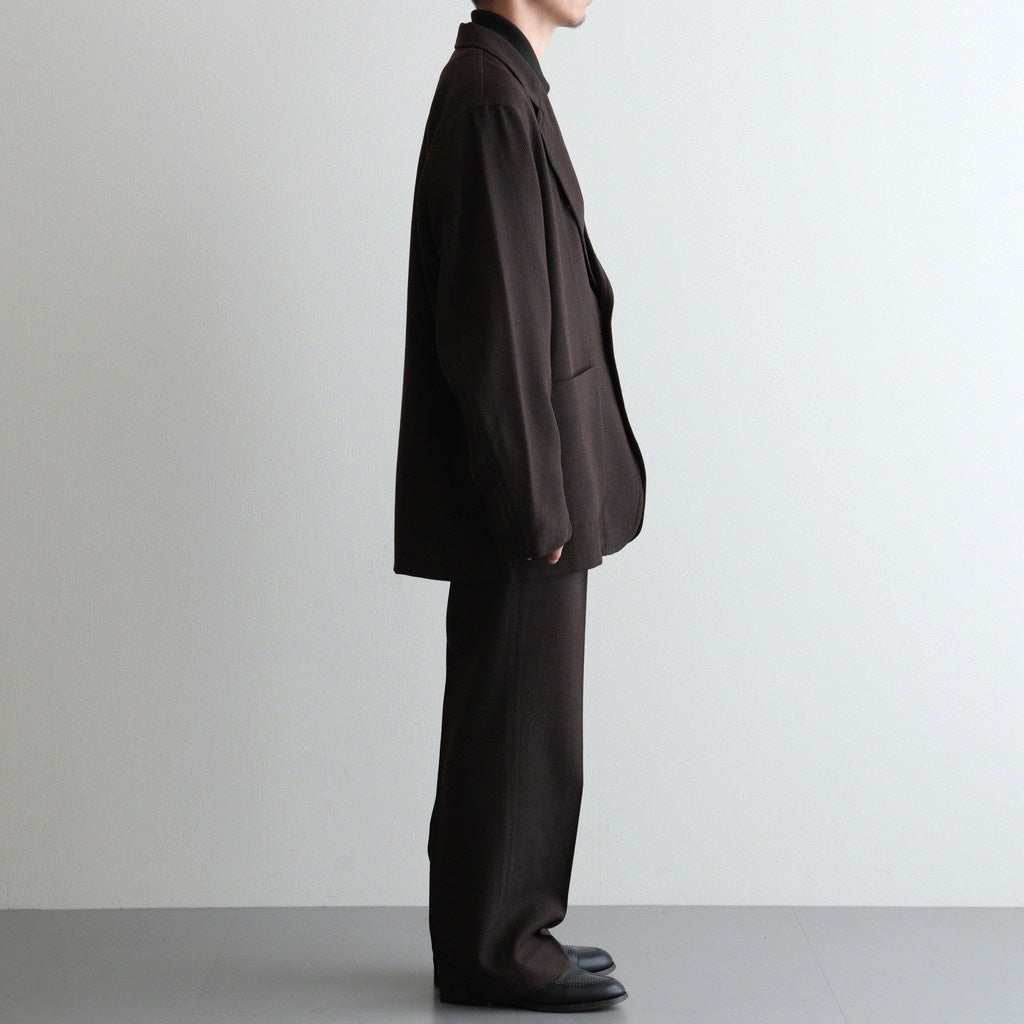 STROLL AROUND JACKET #BROWN BIRD’S-EYE [M26C10JK01C]