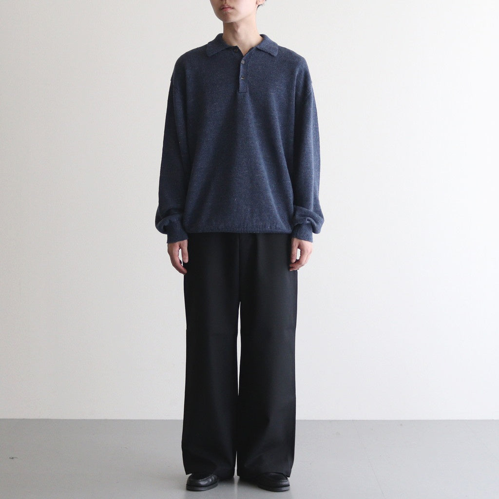WIDE CARPENTER PANTS II #BLACK [A25C06PT03C]