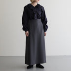 BOURRIENNE COTTON TYPEWRITER RUFFLE BL / NAMI #NAVY [16851 50110]