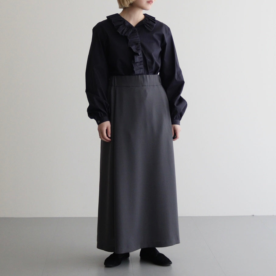 BOURRIENNE COTTON TYPEWRITER RUFFLE BL / NAMI #NAVY [16851 50110]