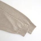 WASHED HIGH COUNT LINEN V NECK CARDIGAN #NATURAL [BN-26SM-021]