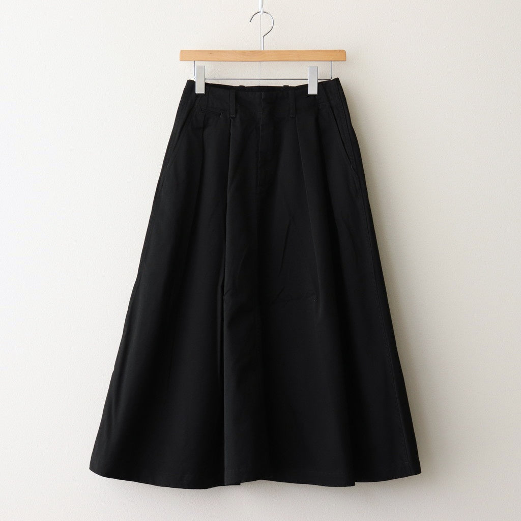 Chino Skirt #Black [SUES400]