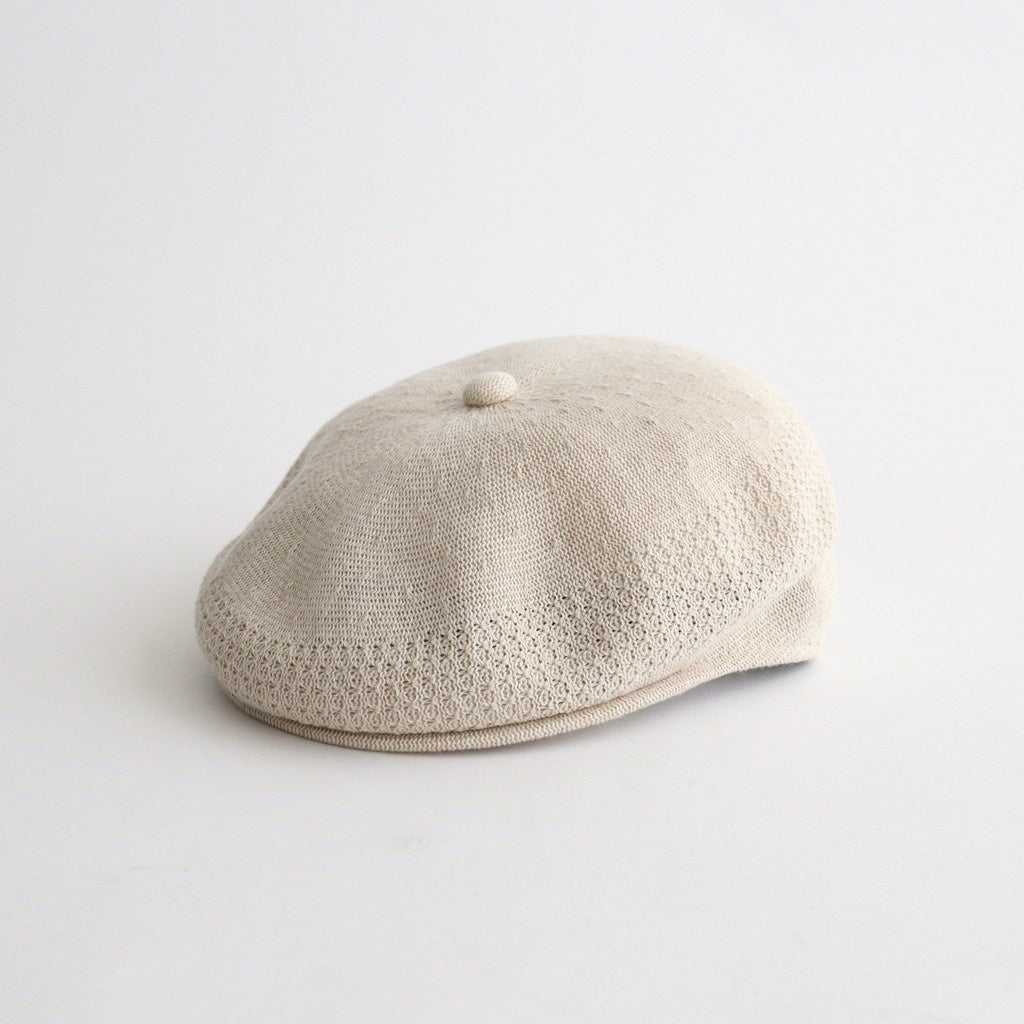 COTTON LINEN HUNTHING CAP - GENTLEMAN #IVORY [V01015]