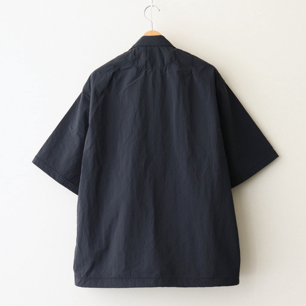 SM FIELD SHIRT SS feather nylon #BlackNavy [25s_SMMS254116]