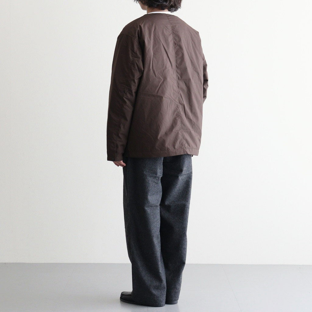 Wool Nylon Melton Pants #Charcoal [S26FC053]