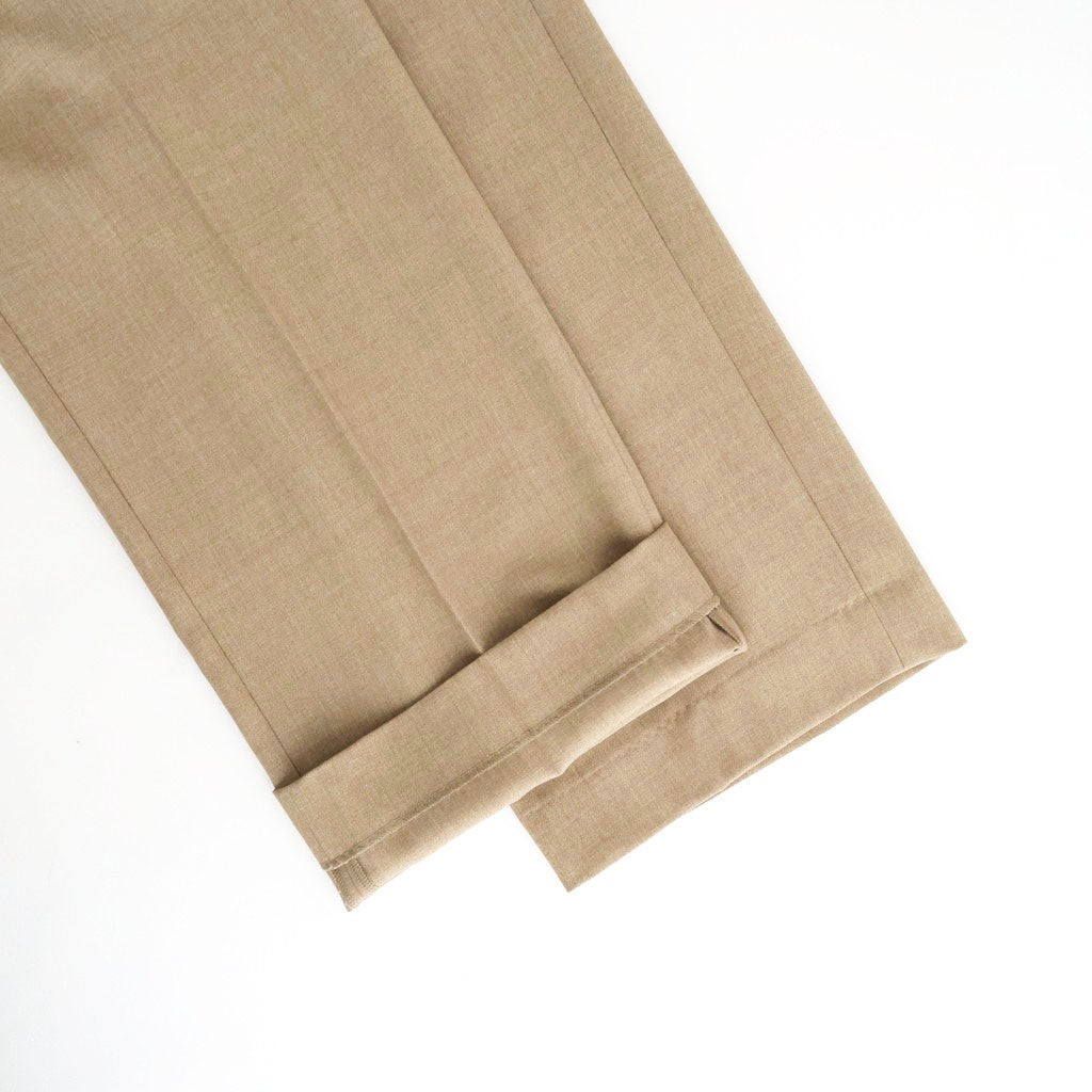 REGULAR FIT STRAIGHT TROUSERS #BEIGE [M26C06PT02C]