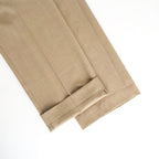 REGULAR FIT STRAIGHT TROUSERS #BEIGE [M26C06PT02C]
