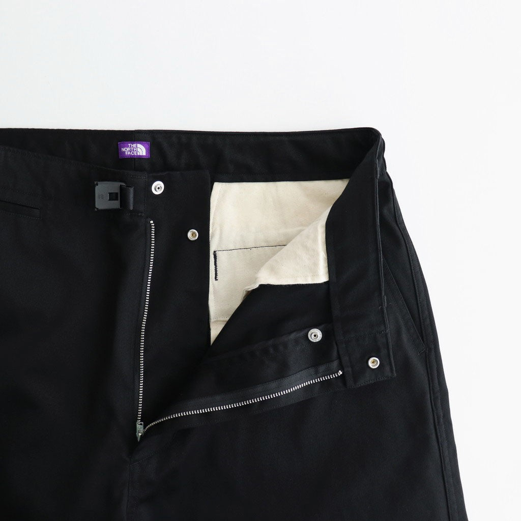 Chino Wide Straight Field Pants #Black [N25SC093]