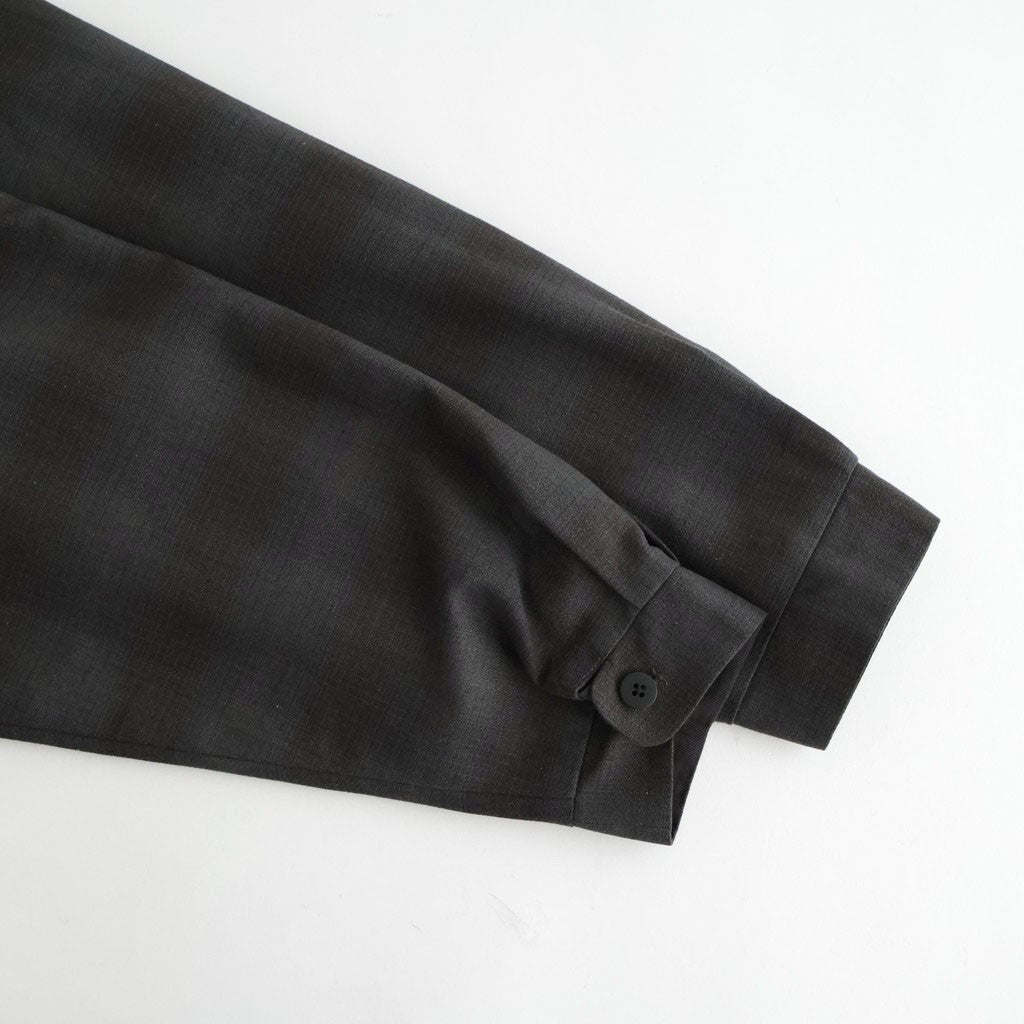 PLEATED-POCKET RICKY JACKET #PEWTER PLAID [261OJ-JK07]