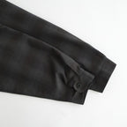 PLEATED-POCKET RICKY JACKET #PEWTER PLAID [261OJ-JK07]