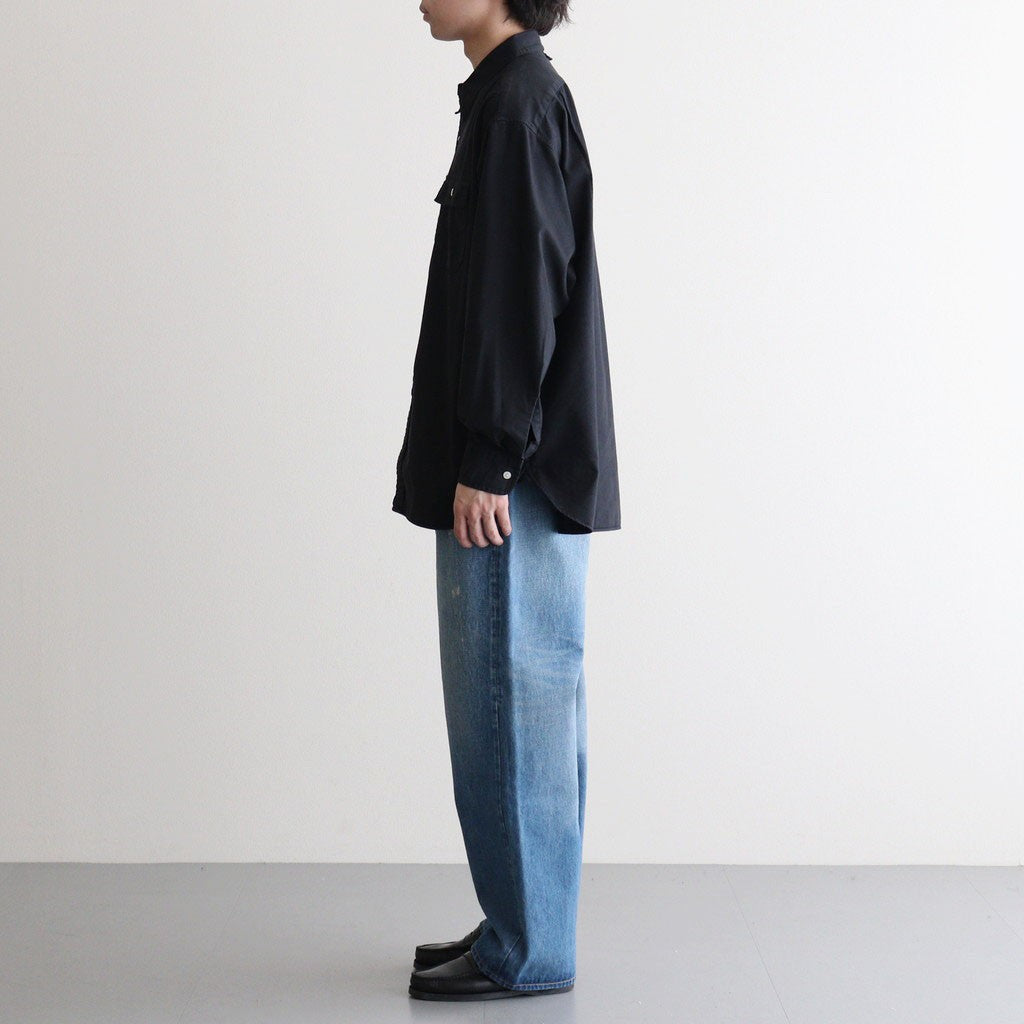 Garment Dyed Field Twill Shirt #Black [N26SG034]
