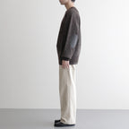 BLENDED KEMPI CREW-NECK SWEATER #BARK [252OJ-KN01]