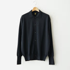BABY WOOL POLO CARDIGAN #BLACK [BN-26FM-040]